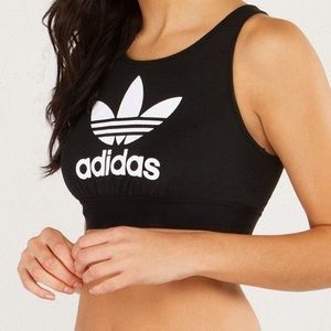 ADIDAS • CROP TOP • BLACK • SIZE S